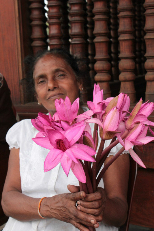 Selling Temple Flowers