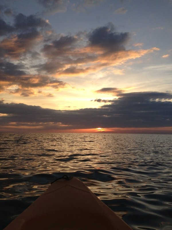 Koh Ku sunset from our kayak