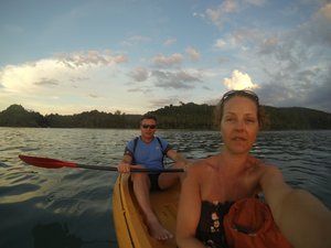 Koh Kut Sunset from our kayak