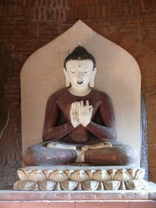 Unusual Buddha pose
