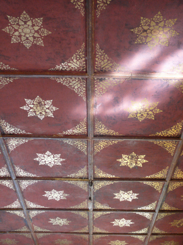 Indein pagoda ceiling detail