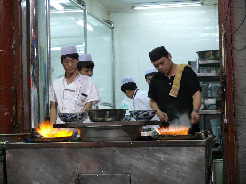 cooking in the Muslim quarter