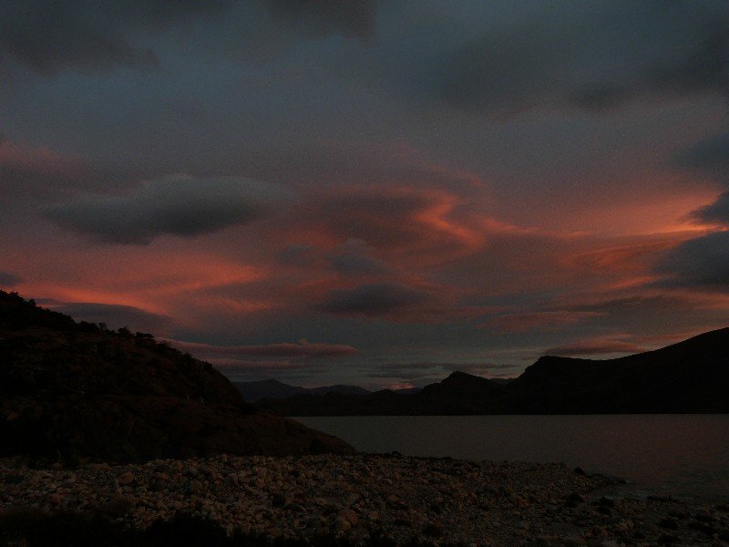 Sunset over Lago Nordenskjold