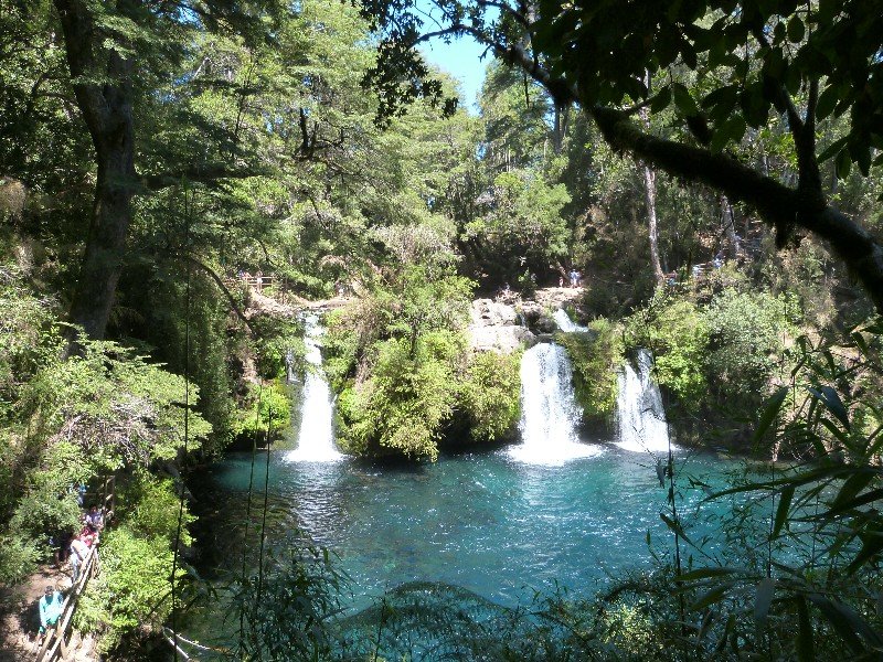 Ojos de Caburgua waterfall near Pucon