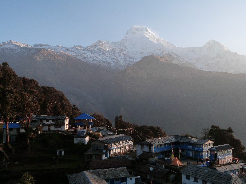 Annapurna South from Chhomrong