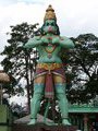 Green Monkey God statue