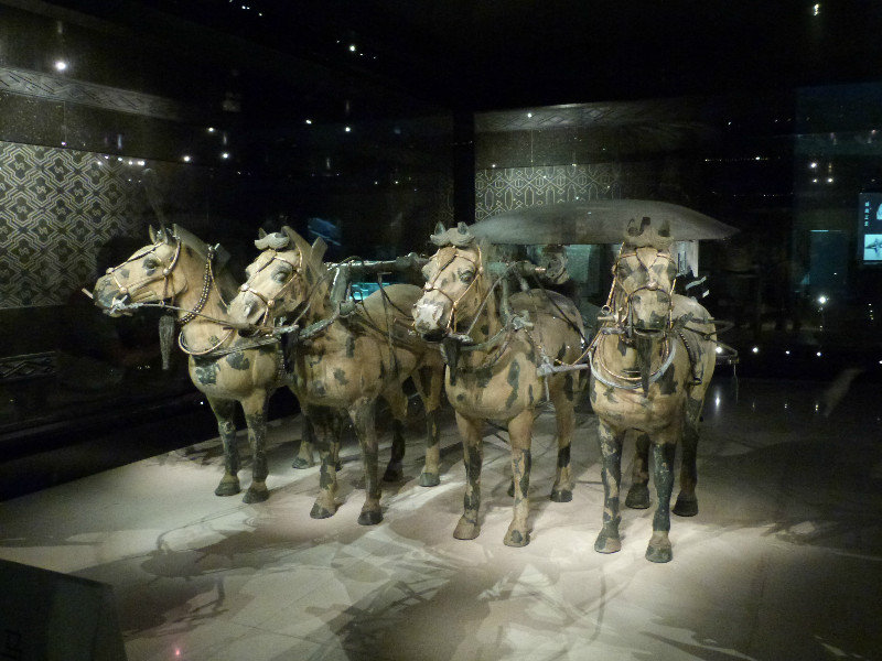 Bronze Horses and Chariot