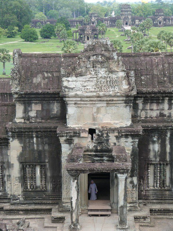 Nun at Angkor Wat