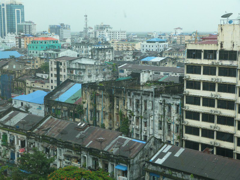 Yangon cityscape