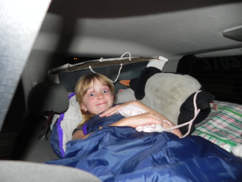 Bed in the boot