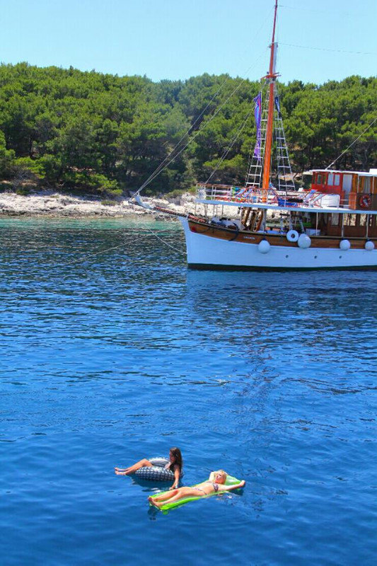 Relaxing when on Sail Croatia
