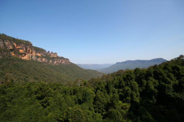 The blue mountains