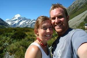 Heads-together at Mt Cook