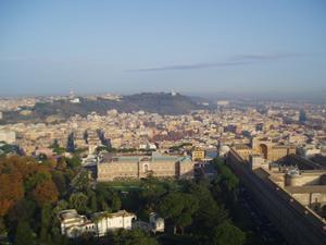 Skyline view of Rome