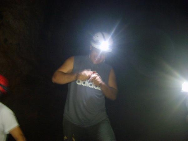 our cave guide edward