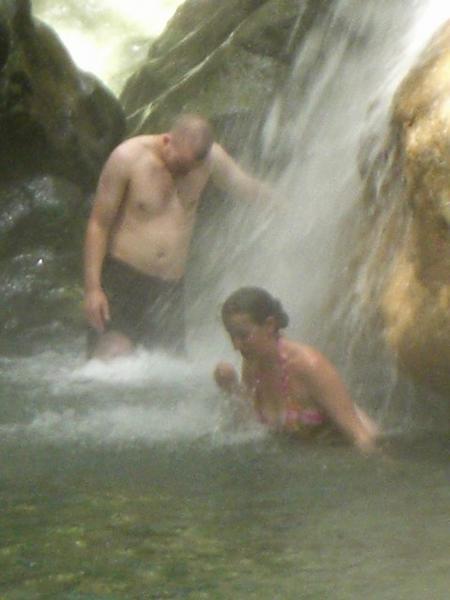 Me & Claire in the hotfalls3