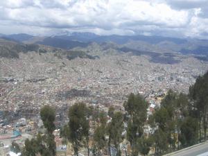 La Paz from above