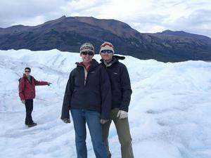 Me and Claire on the glacier