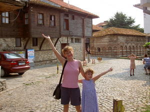 Sarah and Kristin in Nessebar