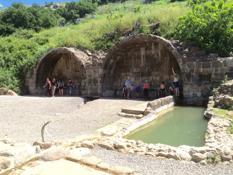 Pool of natural spring in Ein Keshatot