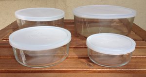 nesting glass storage bowls