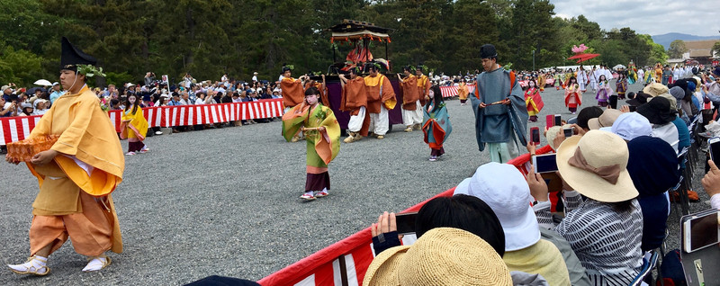 Aoi Matsuri Festival parade in Kyoto