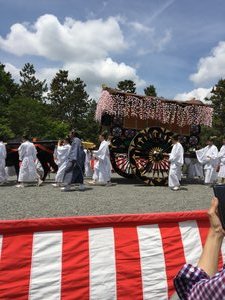 End of the Aoi Festival Parade