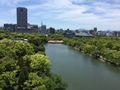 view from Hiroshima Castle