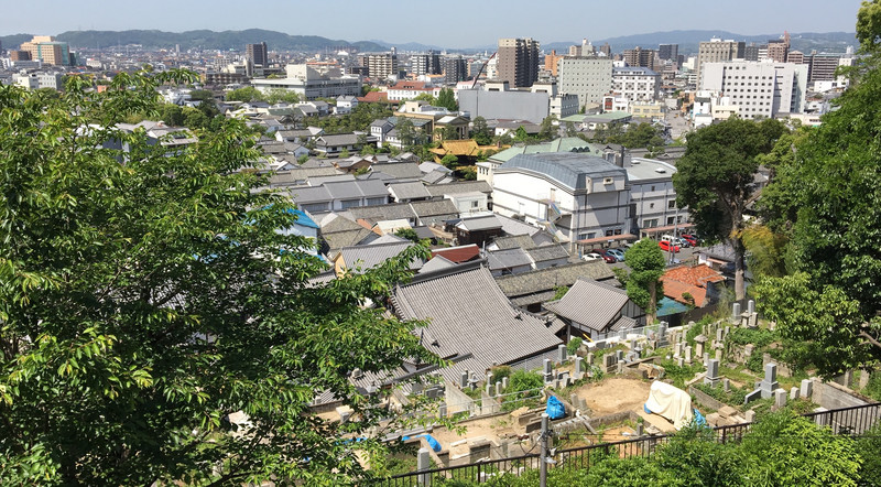 Okayama view from Achi-jinja shrine