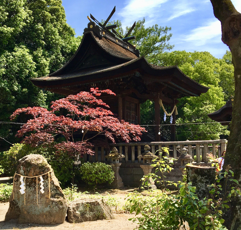 at Achi-jinja shrine