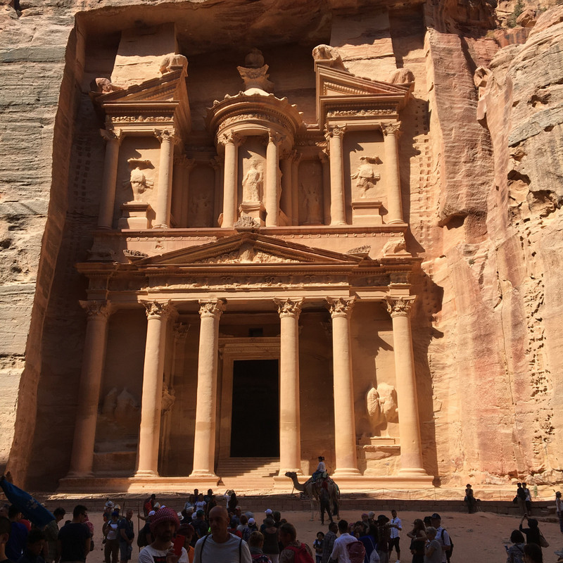 Camel in front of Petra Treasury