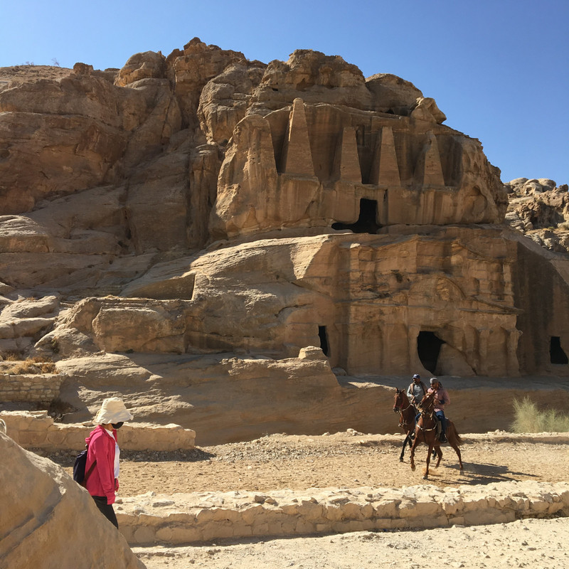 Burial caves outside Petra city