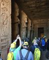 entering Abu Simbel temple