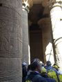 Philae Temple inner columns
