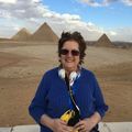 Lesley at the Pyramids
