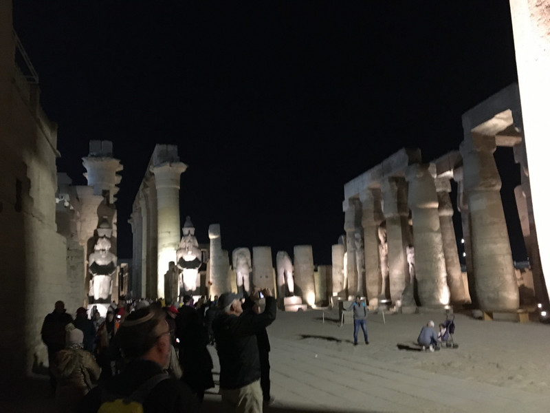 massive Luxor Temple columns
