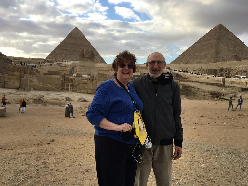 Lesley and Don at the Pyramids