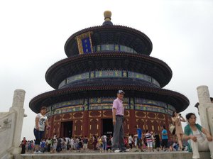Temple of Heaven in Beijing with our guide Richard W (Xue Liang Wang)