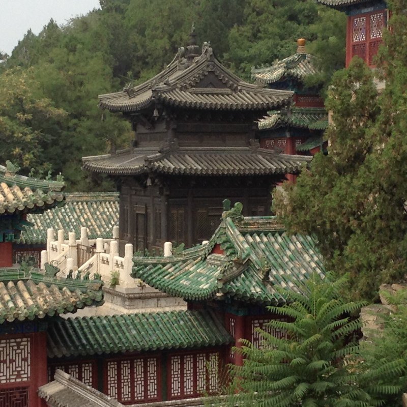 the Bronze Pagoda at the Summer Palace