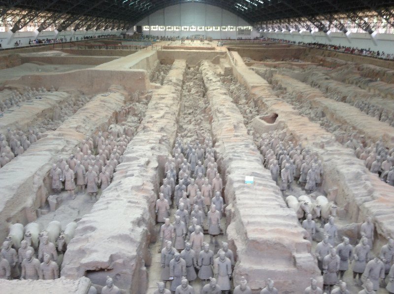 the enormity of the Terracotta Army