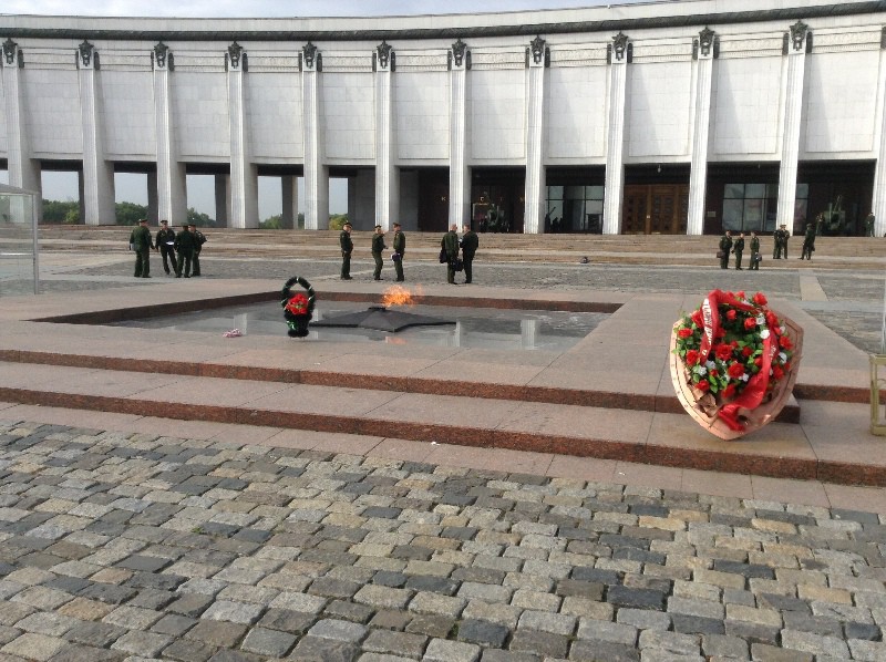 Eternal Flame in Moscow memorial square