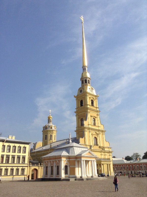 Peter and Paul Cathedral has tallest tower in St Petersburg