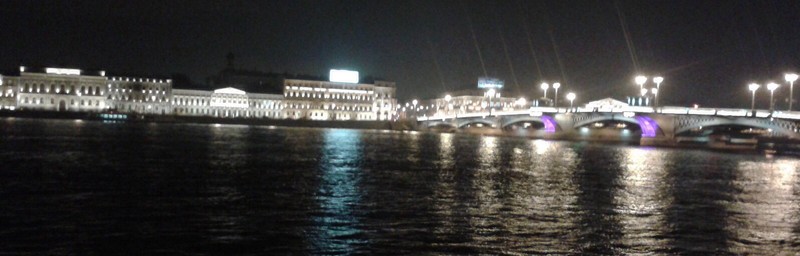 St Petersburg at night