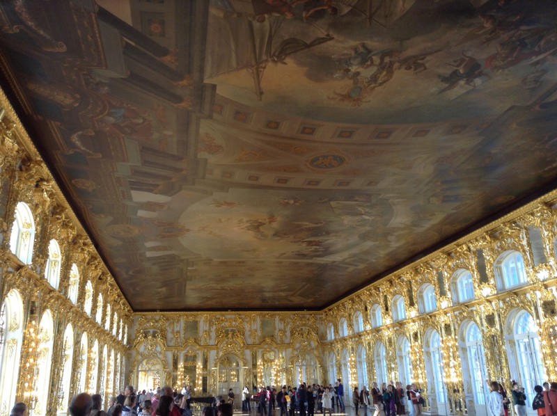 incredible opulence in Catherine palace