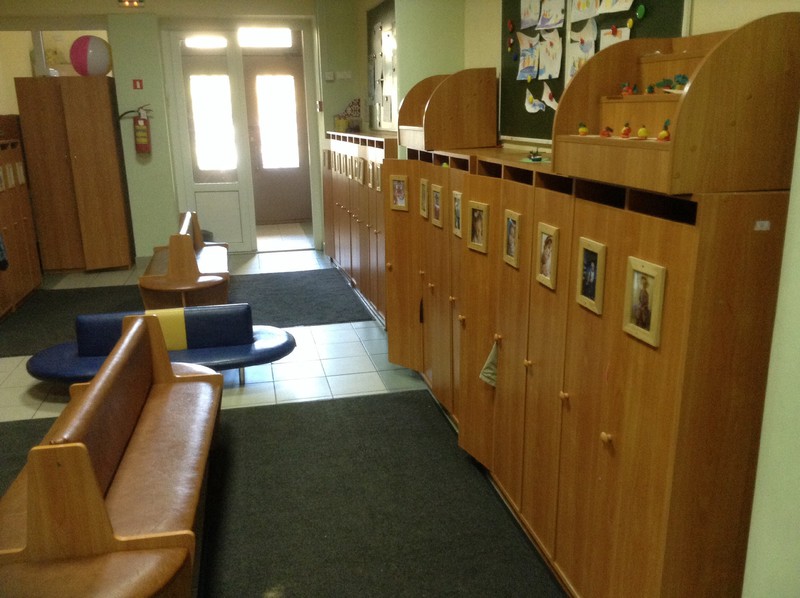 lockers in St Petersburg Jewish school
