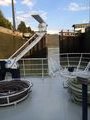 Through a Danube River lock - from Germany to Austria