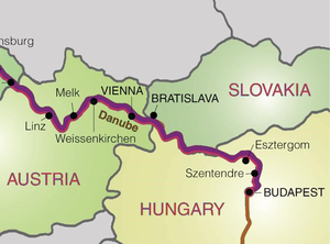 Danube River route Sunday