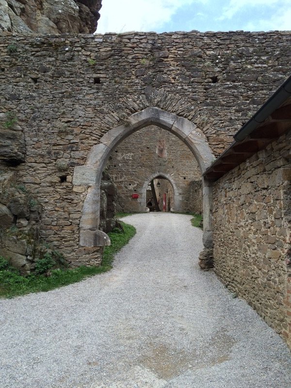 inside Aggstein Castle