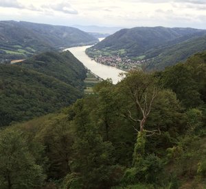 upriver from Aggstein Castle