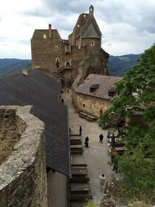 top of Aggstein Castle